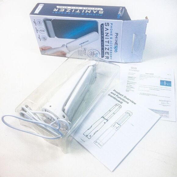New In Box Phonespa Phone Sanitizer Portable UV-C Wand - Picture 3 of 5